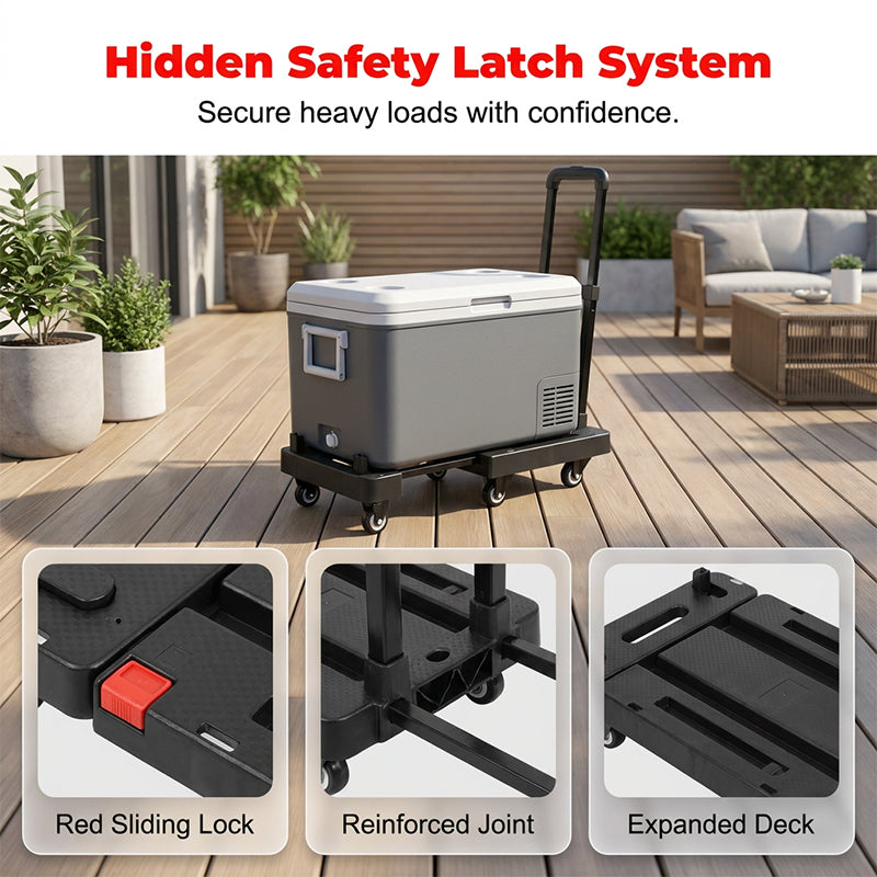 📢📢50% OFF !! ⏰Foldable Silent Hand Truck