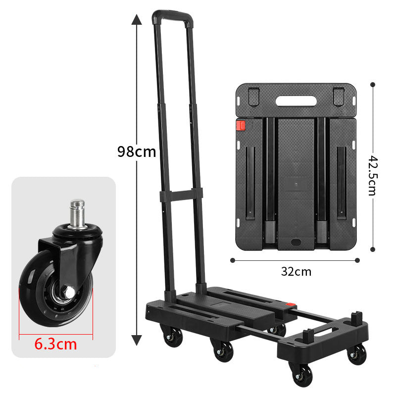 📢📢50% OFF !! ⏰Foldable Silent Hand Truck