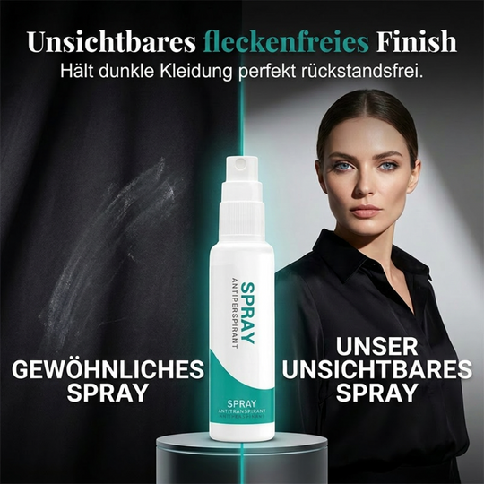 Long-lasting antiperspirant spray, 48-hour protection, stain-free & gentle on the skin – Ideal for everyday use & sport 💪