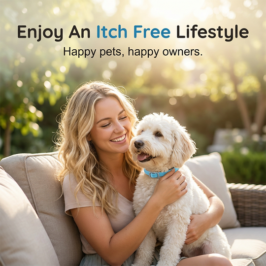 🎉 FLASH DEAL 30% OFF🐶🐱 – Plant-Based Flea & Tick Collar 🌿 Up to 8 Months Protection, Slow-Release Oils, Water-Resistant 💦 Repels Mosquitoes & Larvae, Comfortable & Safe for Daily Wear 🐕