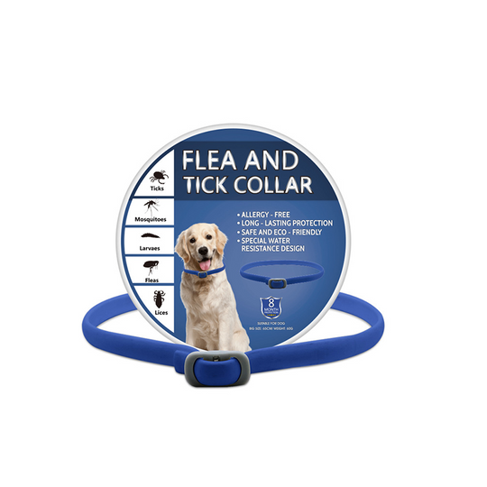 🎉 FLASH DEAL 30% OFF🐶🐱 – Plant-Based Flea & Tick Collar 🌿 Up to 8 Months Protection, Slow-Release Oils, Water-Resistant 💦 Repels Mosquitoes & Larvae, Comfortable & Safe for Daily Wear 🐕