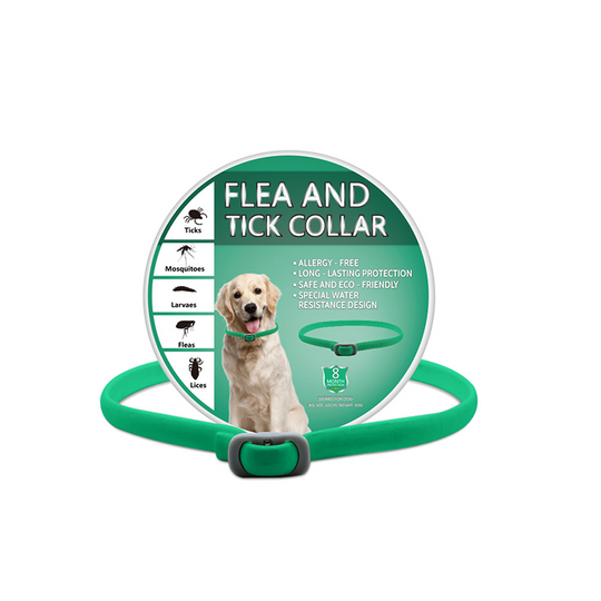 🎉 FLASH DEAL 30% OFF🐶🐱 – Plant-Based Flea & Tick Collar 🌿 Up to 8 Months Protection, Slow-Release Oils, Water-Resistant 💦 Repels Mosquitoes & Larvae, Comfortable & Safe for Daily Wear 🐕