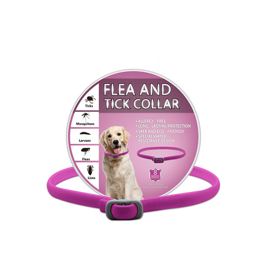 🎉 FLASH DEAL 30% OFF🐶🐱 – Plant-Based Flea & Tick Collar 🌿 Up to 8 Months Protection, Slow-Release Oils, Water-Resistant 💦 Repels Mosquitoes & Larvae, Comfortable & Safe for Daily Wear 🐕
