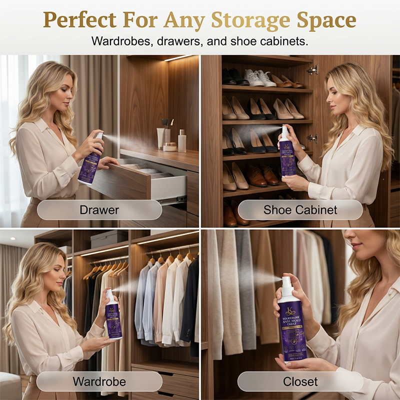 🧥🚫Wardrobe Anti-Mold Spray – Mildew Remover & Moisture Control 🦠💧