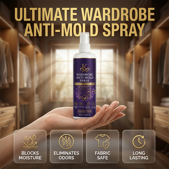 🧥🚫Wardrobe Anti-Mold Spray – Mildew Remover & Moisture Control 🦠💧