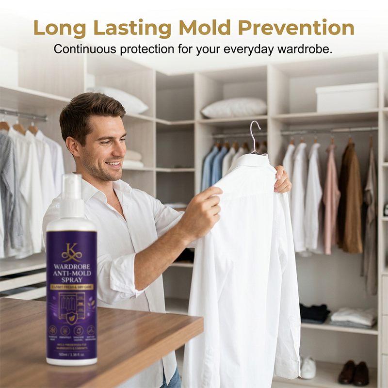 🧥🚫Wardrobe Anti-Mold Spray – Mildew Remover & Moisture Control 🦠💧