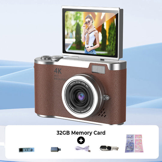 ⏳Time-Limited Special！📷4K HD Flip-Screen Digital Camera