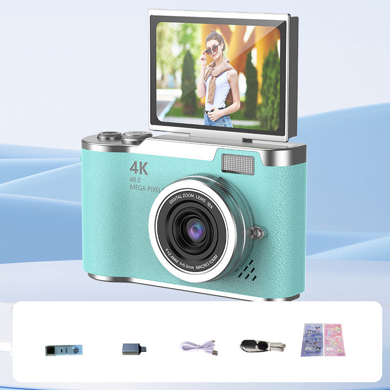 ⏳Time-Limited Special！📷4K HD Flip-Screen Digital Camera