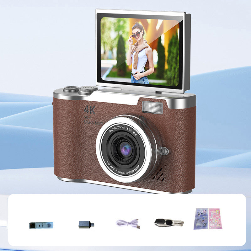 ⏳Time-Limited Special！📷4K HD Flip-Screen Digital Camera