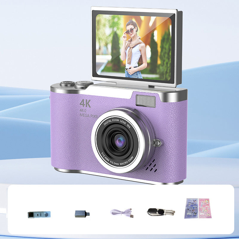 ⏳Time-Limited Special！📷4K HD Flip-Screen Digital Camera