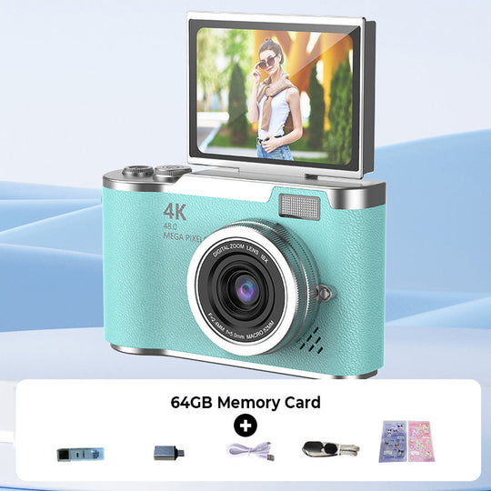 ⏳Time-Limited Special！📷4K HD Flip-Screen Digital Camera