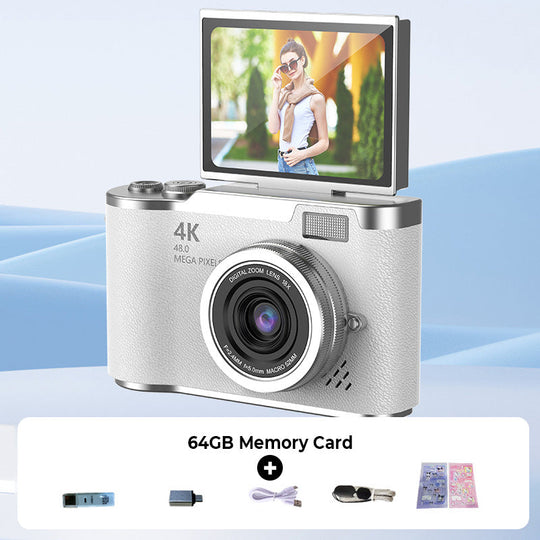 ⏳Time-Limited Special！📷4K HD Flip-Screen Digital Camera