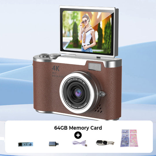 ⏳Time-Limited Special！📷4K HD Flip-Screen Digital Camera
