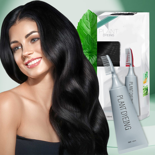 ✨ German Plant-Based Hair Dye for Salon-Perfect Roots – 100% Plant Power, Easy to Use & Covers Gray Hair in 5 Minutes 🌿