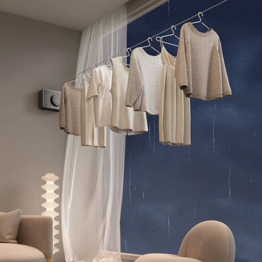 ⏳Time-Limited Special !🌞🏠Invisible Clothesline – Retractable & No-Drill – 4.2 Meters – Heavy-Duty (up to 20kg+) – Space-saving for Indoors & Outdoors