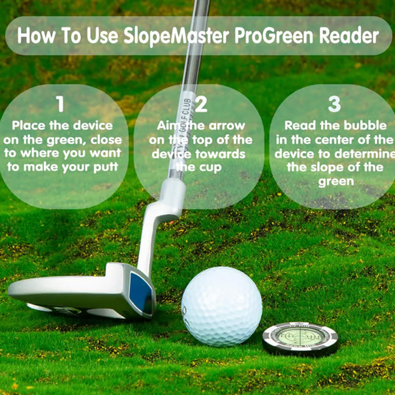 ⏳Time-Limited Special ！🔥HOT SALE !💥Precision Golf Green Reading Level & Ball Marker