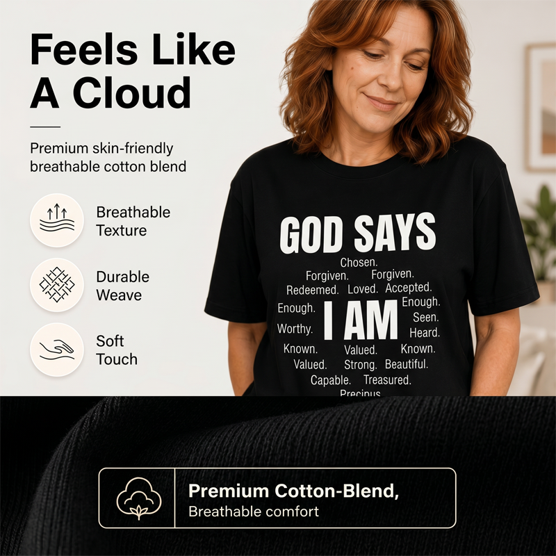 ⏳Limited-time 50% off⏰Unisex T-shirt with an inspirational graphic👚