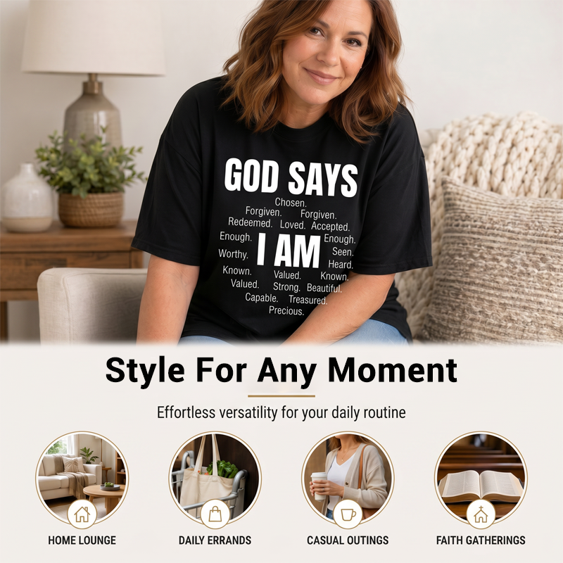 ⏳Limited-time 50% off⏰Unisex T-shirt with an inspirational graphic👚
