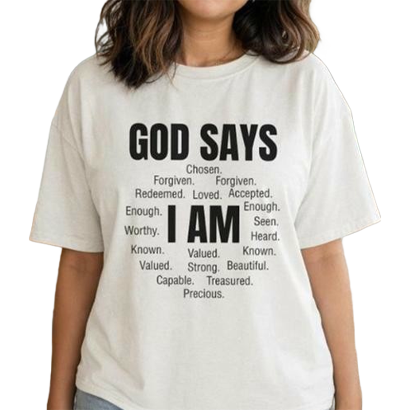⏳Limited-time 50% off⏰Unisex T-shirt with an inspirational graphic👚
