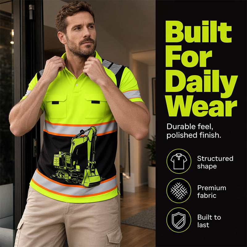 🎉 LIMITED TIME 50% OFF! 🚜 Excavator Graphic Tee – Rugged Design & Breathable Comfort for Worksite or Weekend ☀️