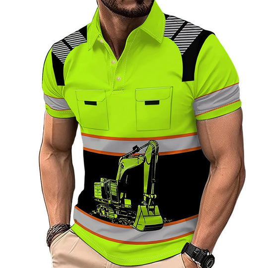 🎉 LIMITED TIME 50% OFF! 🚜 Excavator Graphic Tee – Rugged Design & Breathable Comfort for Worksite or Weekend ☀️
