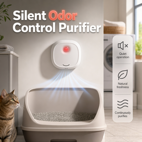🔥Limited Time 70% OFF! 🌬️Say goodbye to unpleasant odors with it! Smart Quiet Pet Odor Eliminator