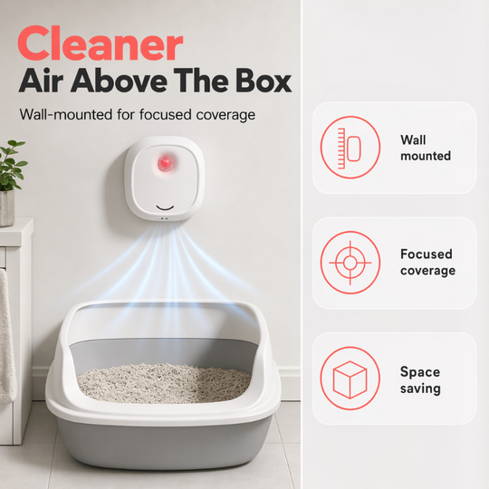 🔥Limited Time 70% OFF! 🌬️Say goodbye to unpleasant odors with it! Smart Quiet Pet Odor Eliminator