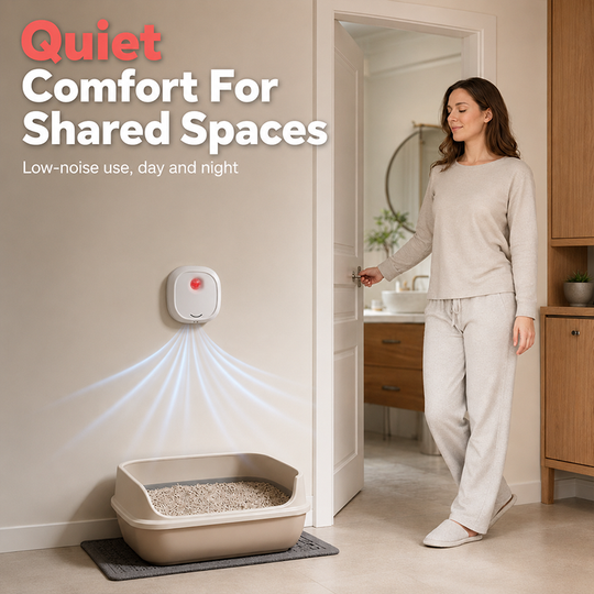 🔥Limited Time 70% OFF! 🌬️Say goodbye to unpleasant odors with it! Smart Quiet Pet Odor Eliminator