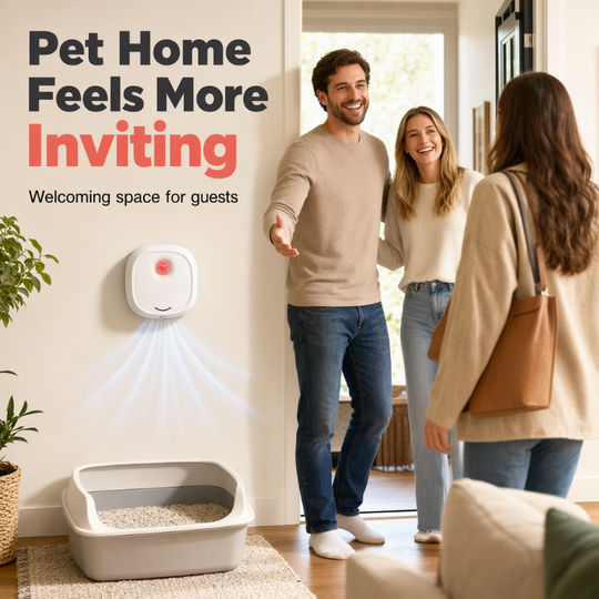 🔥Limited Time 70% OFF! 🌬️Say goodbye to unpleasant odors with it! Smart Quiet Pet Odor Eliminator