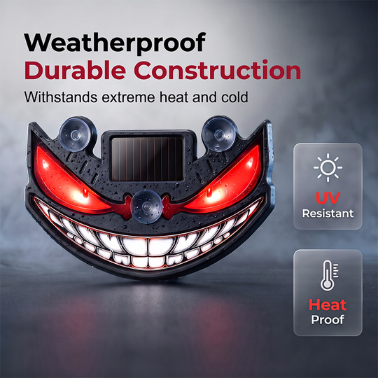 🔥 50% OFF! 😈 “Devil's Sucker” Solar LED Car Warning Light ✨ Vibration Sensor, USB & Solar Charging, Universal for Cars & Trucks