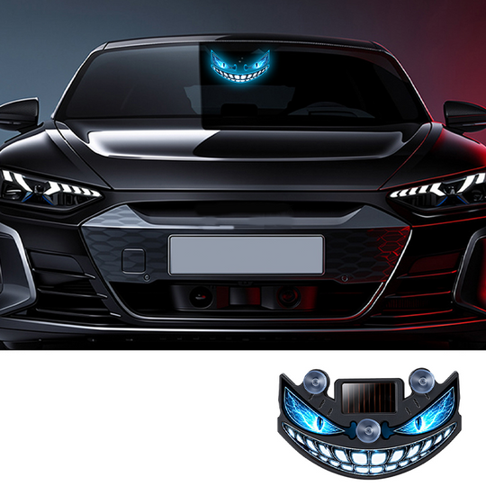 🔥 50% OFF! 😈 “Devil's Sucker” Solar LED Car Warning Light ✨ Vibration Sensor, USB & Solar Charging, Universal for Cars & Trucks