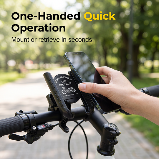 🔥🔥🔥Quick-Release Bike Phone Mount with Secure Lock🚲📱