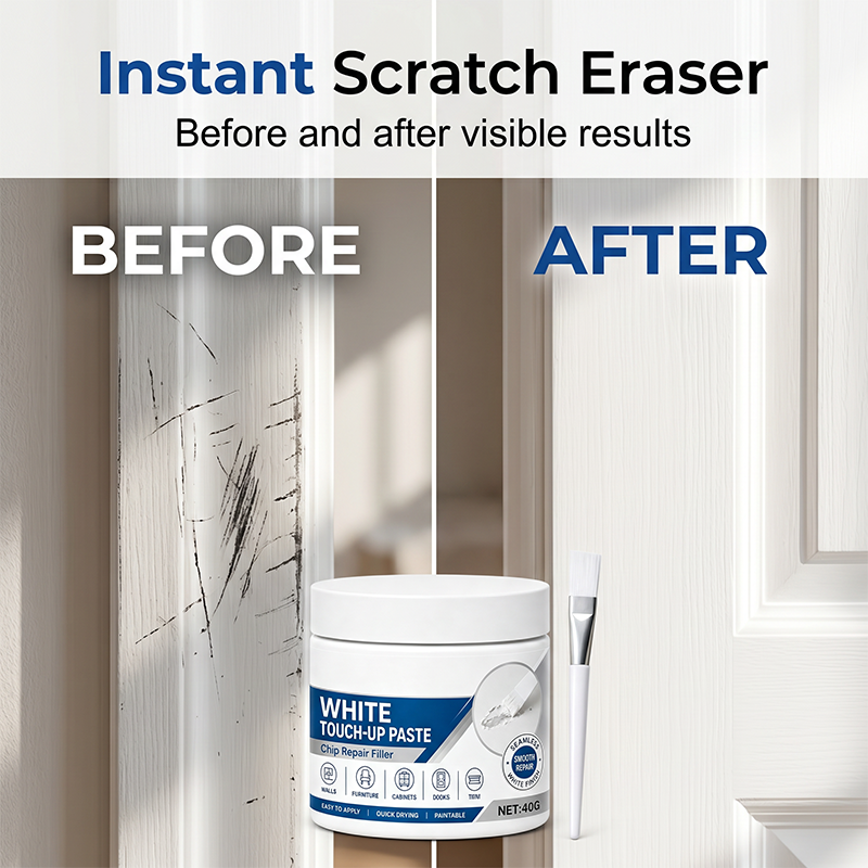 📢📢LIMITED-TIME DEAL！🔥LOWEST PRICE OF 2026 📉 🧹White Furniture Touch-Up Paste with Brush