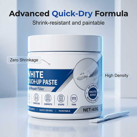 📢📢LIMITED-TIME DEAL！🔥LOWEST PRICE OF 2026 📉 🧹White Furniture Touch-Up Paste with Brush