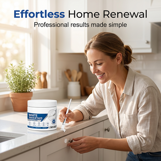 📢📢LIMITED-TIME DEAL！🔥LOWEST PRICE OF 2026 📉 🧹White Furniture Touch-Up Paste with Brush