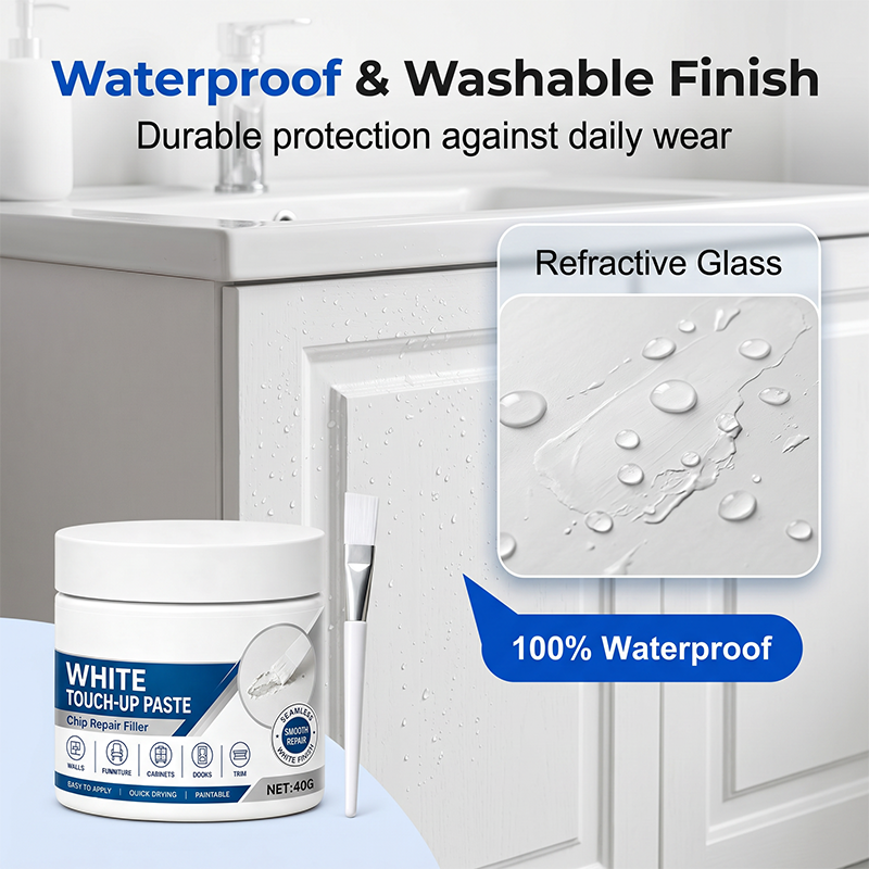 📢📢LIMITED-TIME DEAL！🔥LOWEST PRICE OF 2026 📉 🧹White Furniture Touch-Up Paste with Brush