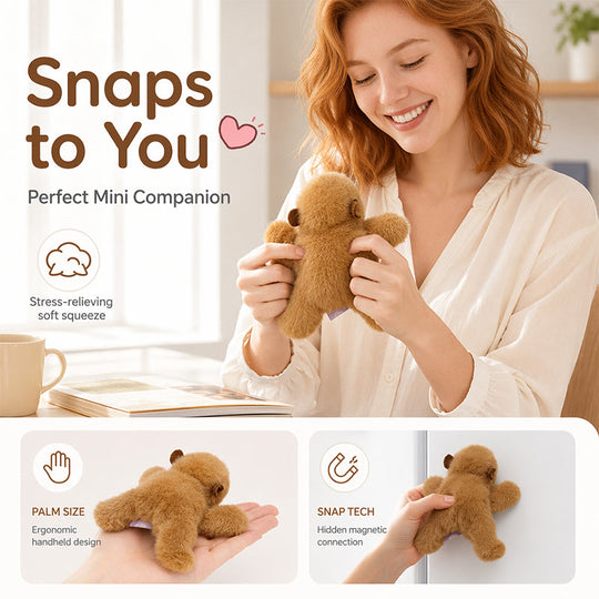 🥳2026 HOT SALE🥳💞50K+ SOLD!🧸✨ 30% OFF! Lovely Plushie Fridge Magnet Doll – Ultra‑soft mink velvet, hidden magnet. Sticks to fridge, monitor & more. A cute companion for everyday! 💖🎀