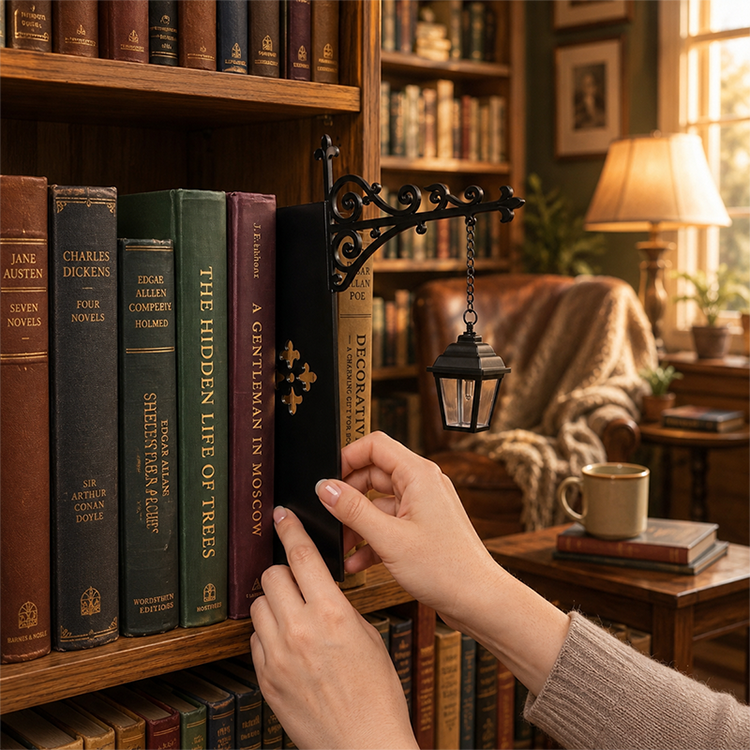 🔥Limited Time Promotion 30% OFF🔥Miniature Retro Streetlight Bookend Light