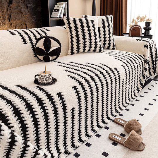 📢📢LIMITED-TIME 50% OFF！🛋️ Soft Plush Non-Slip Couch Cover – Chenille Sofa Protector | Stays in Place with Anti-Slip Backing