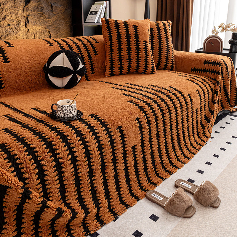 📢📢LIMITED-TIME 50% OFF！🛋️ Soft Plush Non-Slip Couch Cover – Chenille Sofa Protector | Stays in Place with Anti-Slip Backing