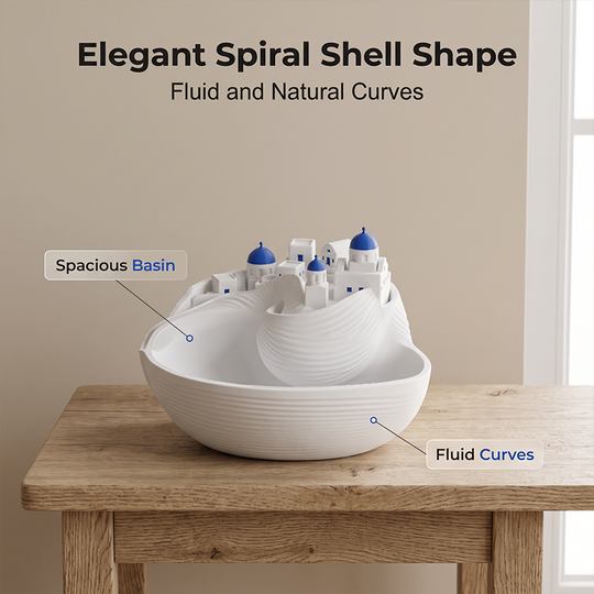 🎁Limited-Time 50% Off🌊Blue and White Greek Marine-Themed Ceramic Key Tray – Home Decor