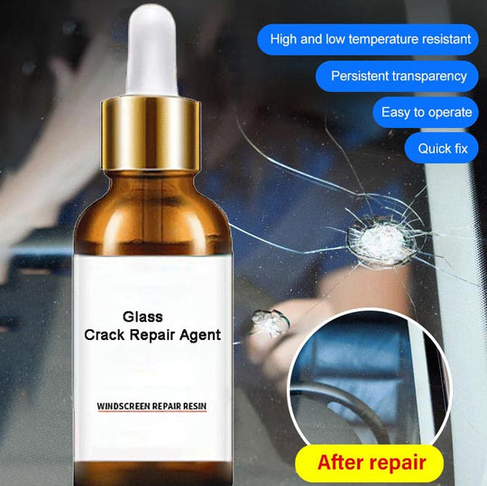 One drop fixes all glass cracks！🚗Glass Crack Repair Agent