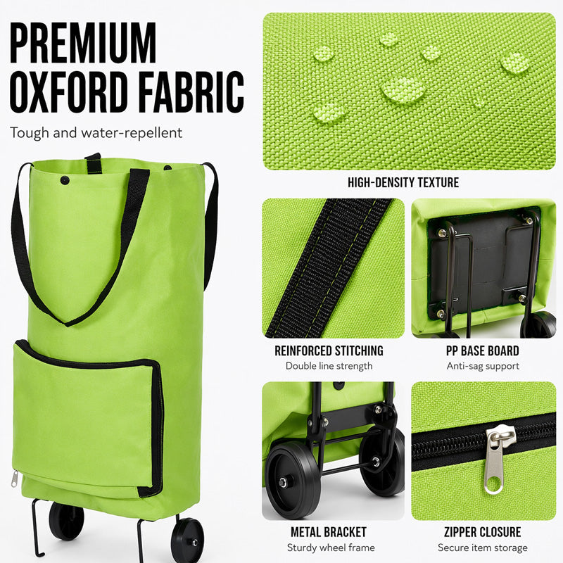 📢📢Limited-Time 50% Off！⏰️Foldable Shopping Trolley Bag