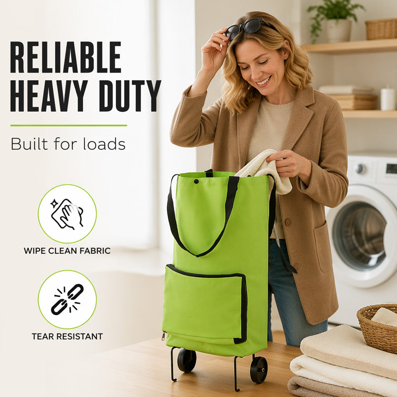 📢📢Limited-Time 50% Off！⏰️Foldable Shopping Trolley Bag