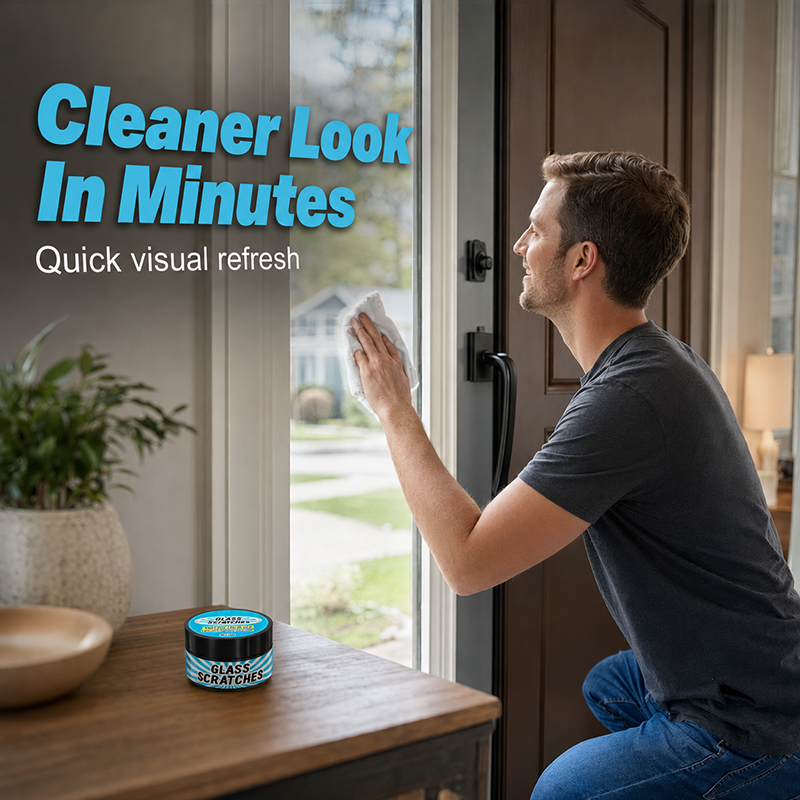 🥳2026 HOT SALE🥳💞50K+ SOLD!🏠💎 50% OFF! Multi‑Surface Glass Balm – Works on windows, mirrors & display screens. Compact & easy to store – keep your glass like new! 🌈