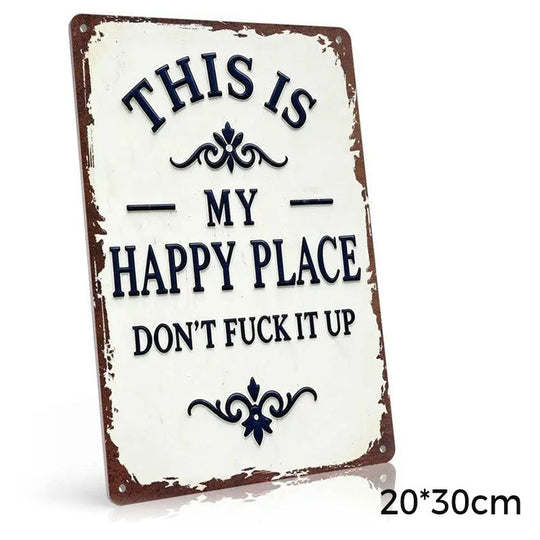 Retro Garden Decorative Metal Tin Sign