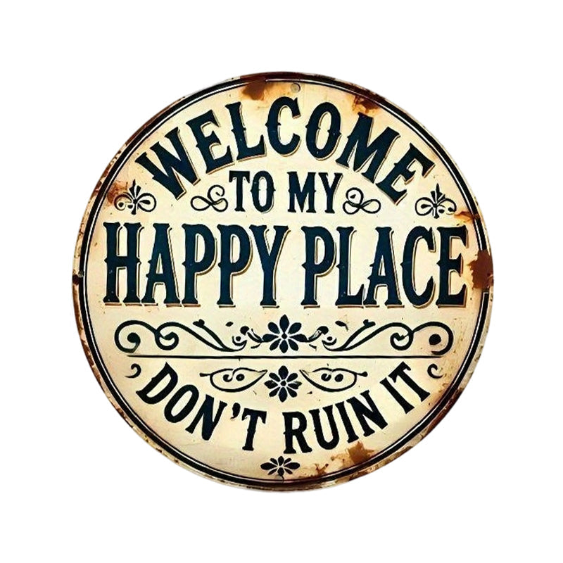 Retro Garden Decorative Metal Tin Sign