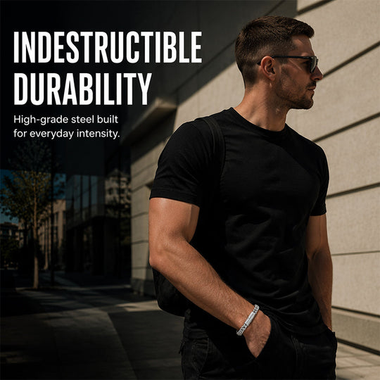 Men's Titanium Steel Bracelet Minimalist Hip Hop Chain