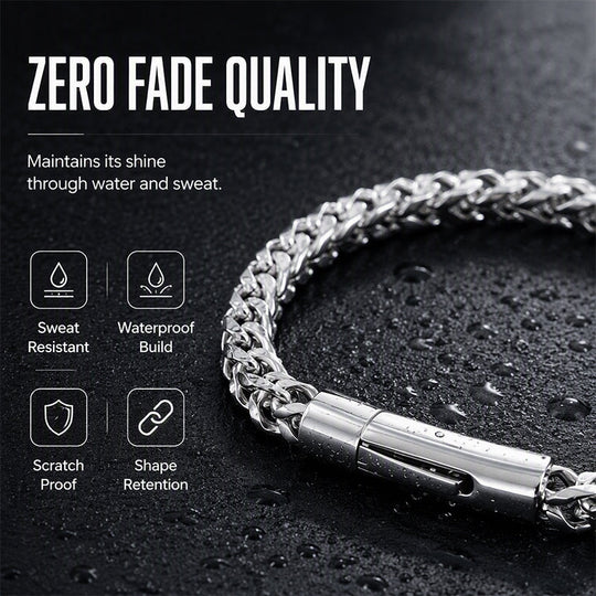 Men's Titanium Steel Bracelet Minimalist Hip Hop Chain