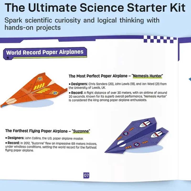 🥳2026 HOT SALE 30% OFF! ✈️Creative DIY Paper Airplane Set For Kids